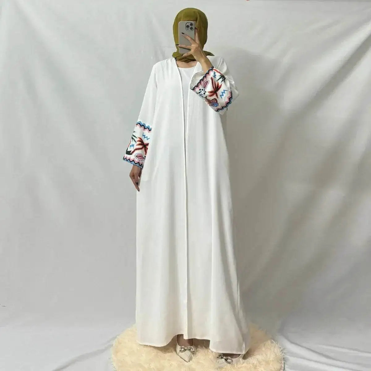 Elegant Printed Maxi Abaya for Ramadan elegant-printed-maxi-abaya-for-ramadan-7042100
