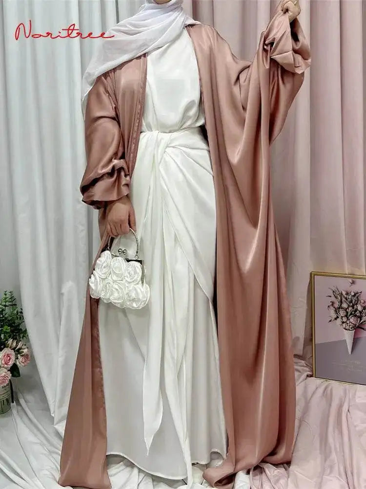 Elegant Puff Sleeve Loose Abaya Robe elegant-puff-sleeve-loose-muslim-abaya-robe-9977273