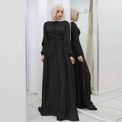 Elegant Satin Long Skirt - Soft & Swingy Style elegant-satin-long-skirt-soft-swingy-style-1045179