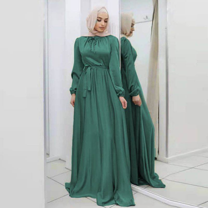 Elegant Satin Long Skirt - Soft & Swingy Style elegant-satin-long-skirt-soft-swingy-style-2550157