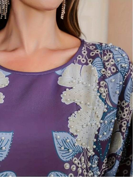 Elegant Violet Floral Print Abaya 4 elegant-violet-floral-print-abaya-1161583