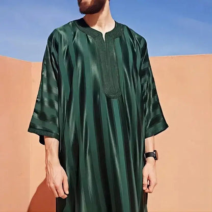 ElzEy Men's Long Sleeve Muslim Abaya Lslamic Dress Middle Eastern Saudi Clothing Moroccan Man Thobe Jubba Kandora Djellaba - Fabaya UK ElzEy Men's Long Sleeve Muslim Abaya Lslamic Dress Middle Eastern Saudi Clothing Moroccan Man Thobe Jubba Kandora Djellaba S8755f282dc564a6b8ecf0466b0edabbcW