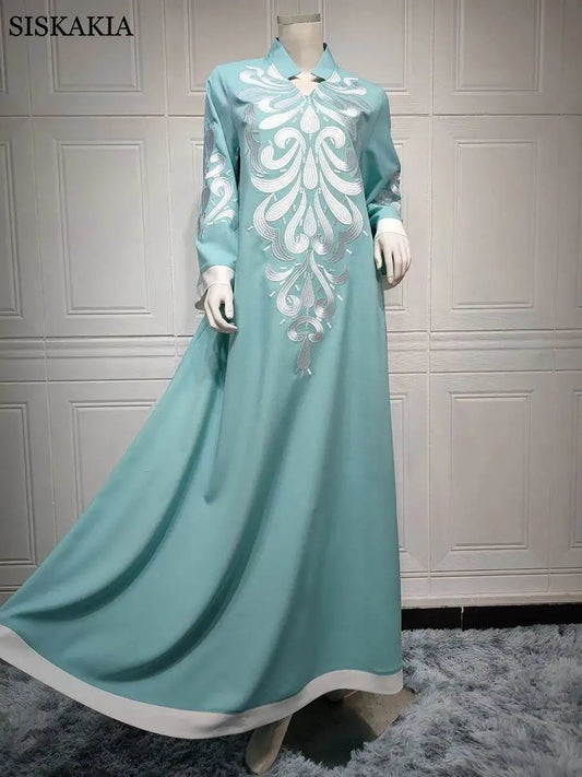 Embroidered Long Sleeve Abaya Dress embroidered-long-sleeve-abaya-dress-4176637