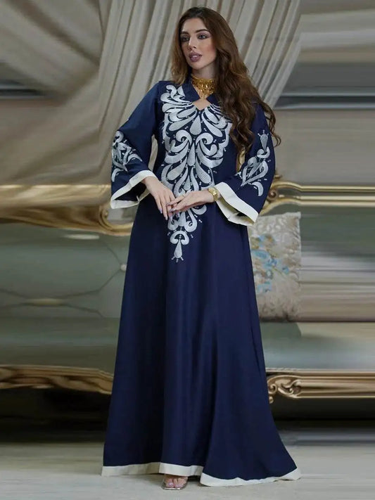 Embroidered Long Sleeve Abaya Dress embroidered-long-sleeve-abaya-dress-8969068