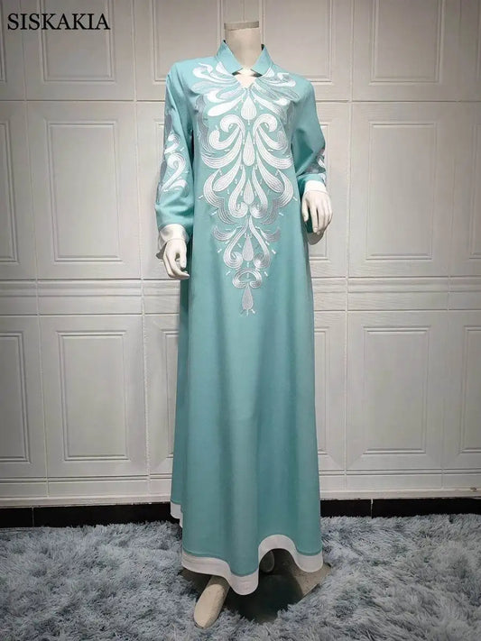 Embroidered Long Sleeve Abaya Dress embroidered-long-sleeve-abaya-dress-1963509