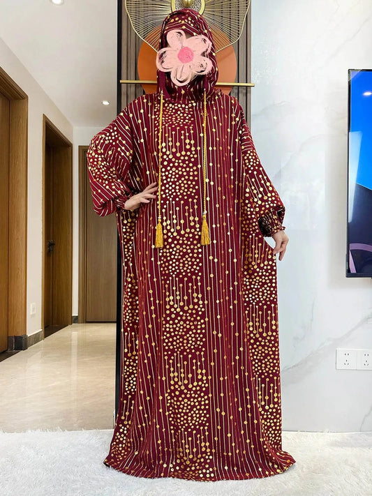 Gold Dust Embroidered Cotton Abaya Dress gold-dust-embroidered-cotton-abaya-dress-3063896