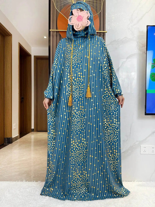 Gold Dust Embroidered Cotton Abaya Dress gold-dust-embroidered-cotton-abaya-dress-7782658