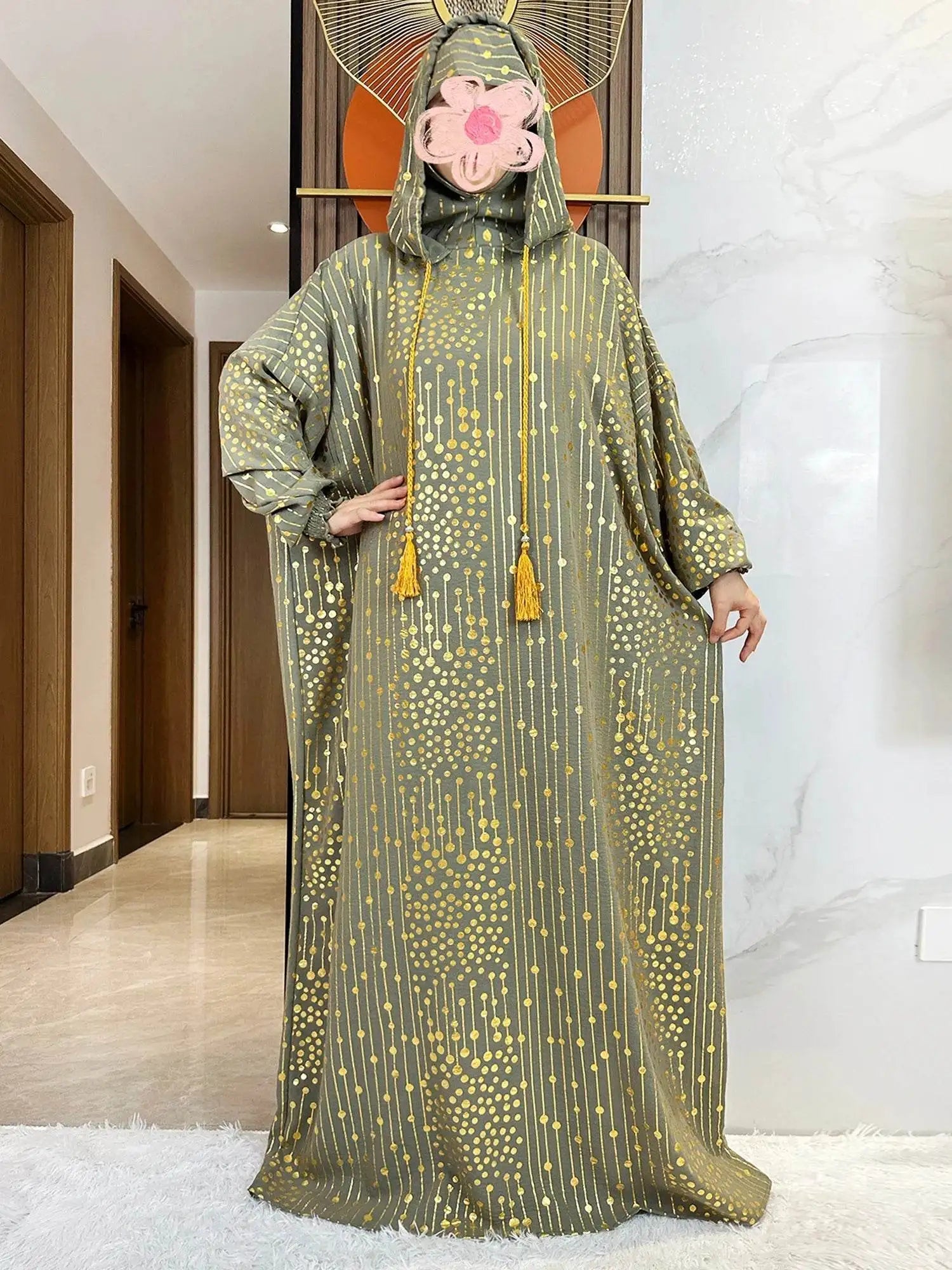 Gold Dust Embroidered Cotton Abaya Dress gold-dust-embroidered-cotton-abaya-dress-4542870