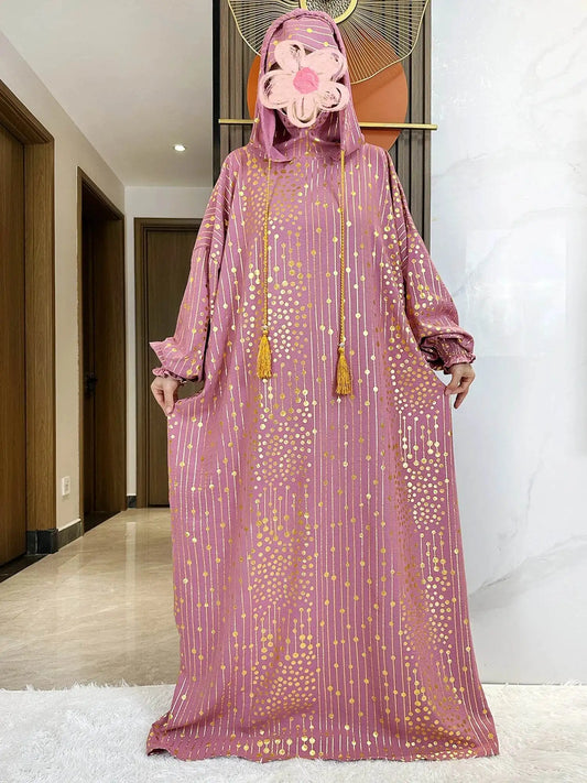 Gold Dust Embroidered Cotton Abaya Dress gold-dust-embroidered-cotton-abaya-dress-2735907
