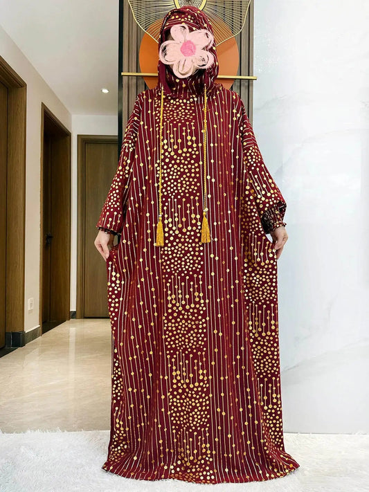 Gold Dust Embroidered Cotton Abaya Dress gold-dust-embroidered-cotton-abaya-dress-4607187