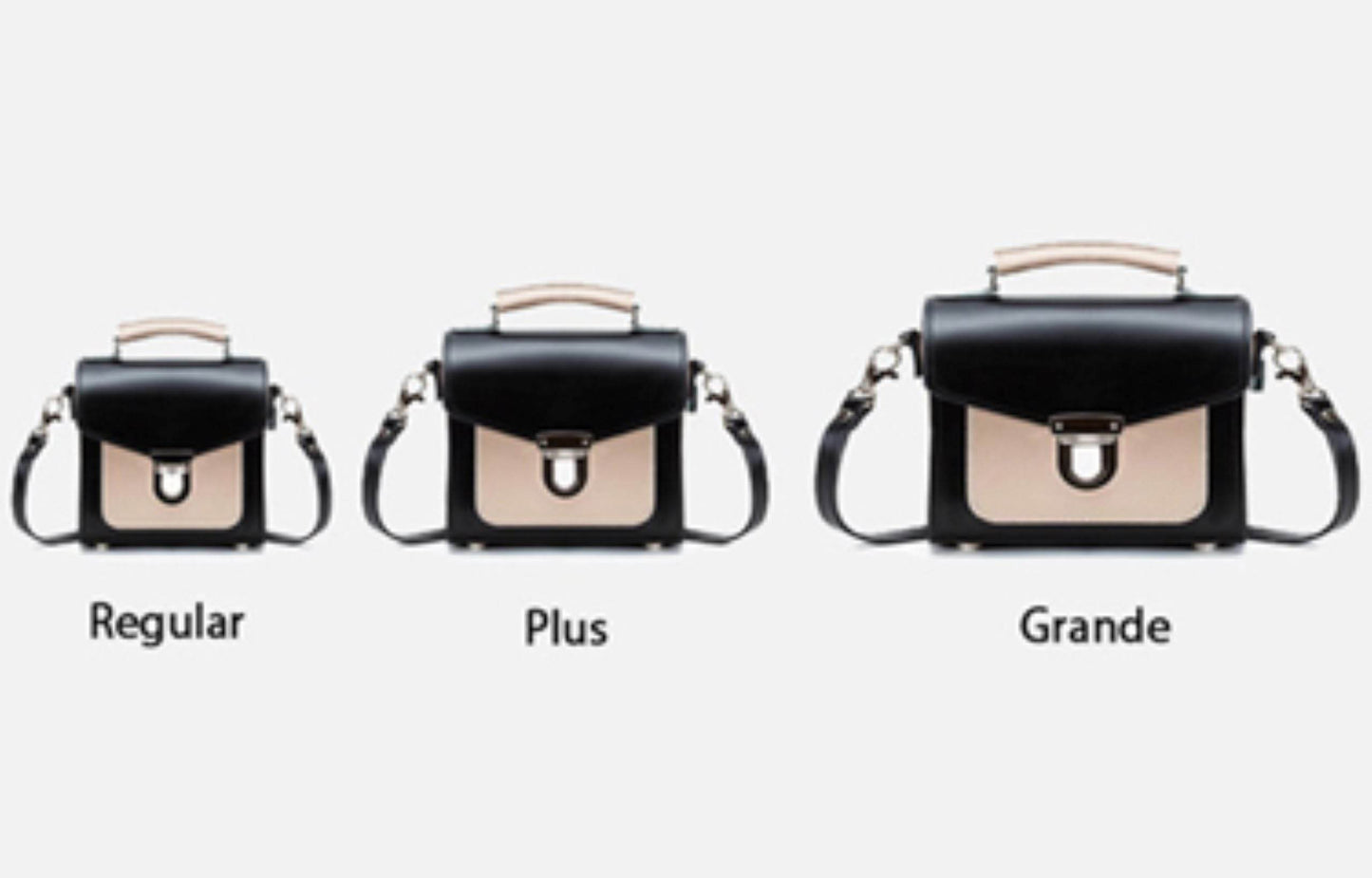 Handmade Leather Sugarcube Handbag - Rose Truffle Sugarcube handmade-leather-sugarcube-handbag-rose-truffle-9828456