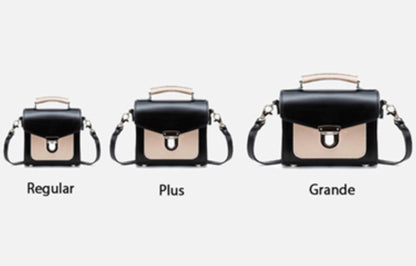 Handmade Leather Sugarcube Handbag - Rose Truffle Sugarcube handmade-leather-sugarcube-handbag-rose-truffle-9828456