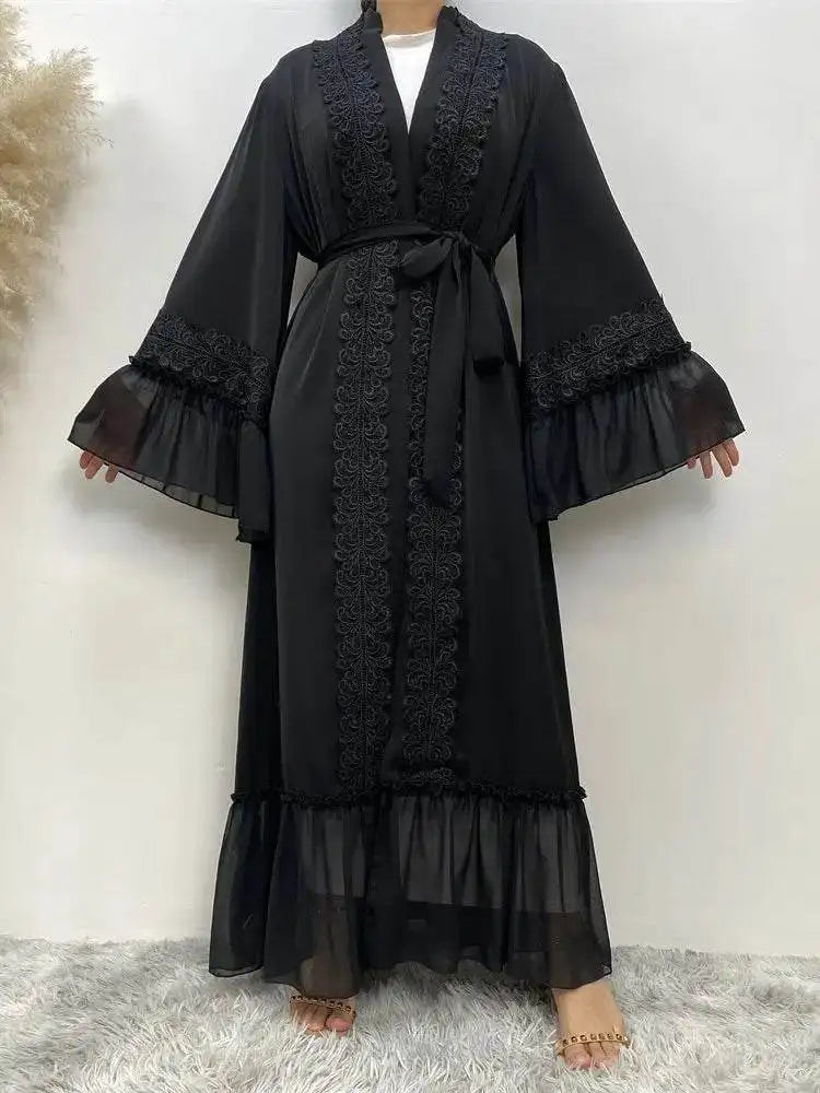 Lace Stitching Full-Length Abaya lace-stitching-full-length-muslim-abaya-9773789