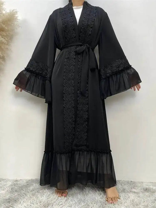 Lace Stitching Full-Length Abaya lace-stitching-full-length-muslim-abaya-9773789