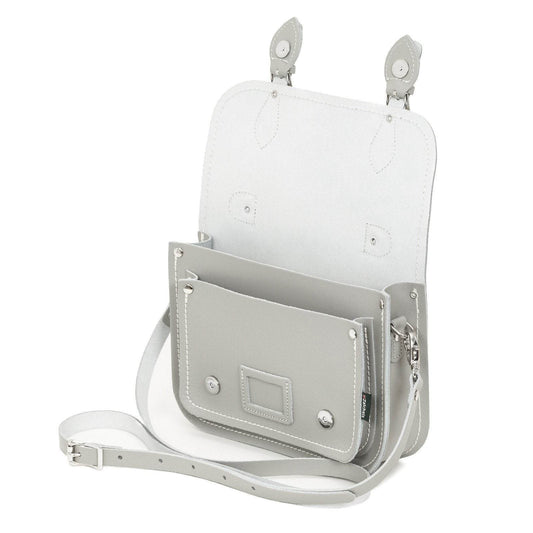 Leather Midi Satchel - Ghost Grey Midi Satchel leather-midi-satchel-ghost-grey-6977993