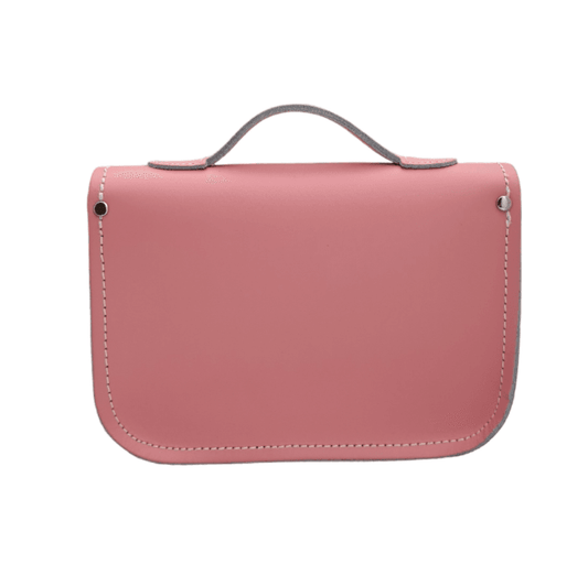 Leather Midi Satchel - Pastel Pink Midi Satchel leather-midi-satchel-pastel-pink-9672236