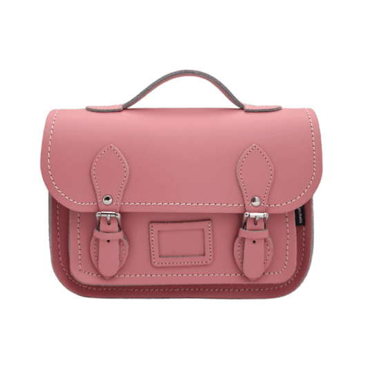 Leather Midi Satchel - Pastel Pink Midi Satchel leather-midi-satchel-pastel-pink-5963883