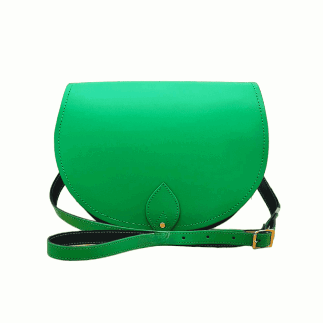 Leather Saddle Bag - Green Large - In Stock & Ready to Ship Saddle Bag leather-saddle-bag-green-large-in-stock-ready-to-ship-1249872