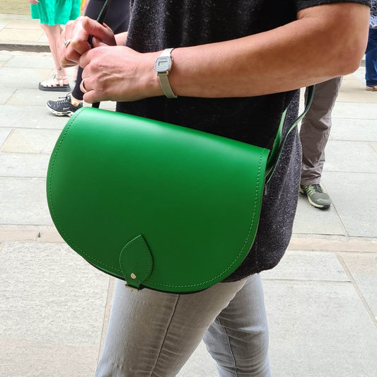 Leather Saddle Bag - Green Large - In Stock & Ready to Ship Saddle Bag leather-saddle-bag-green-large-in-stock-ready-to-ship-8268502