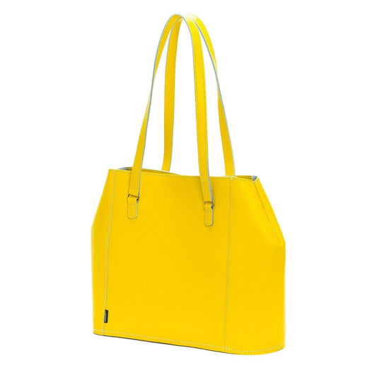 Leather Tote Bag - Pastel Daffodil Yellow Tote leather-tote-bag-pastel-daffodil-yellow-4907696
