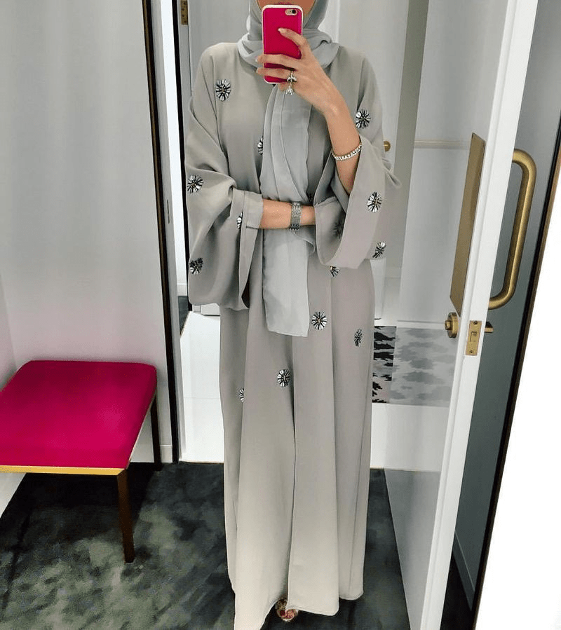 Loriya Dubai Embroidered Beads Cardigan - Fabaya UK Loriya Dubai Embroidered Beads Cardigan 1924654669239242752
