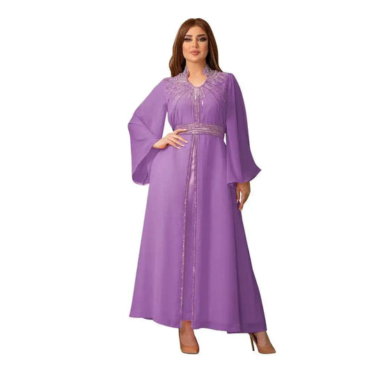 Luxury Moroccan Kaftan Dress with Belt luxury-moroccan-kaftan-dress-with-belt-9049206