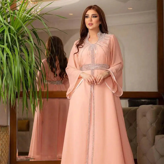Luxury Moroccan Kaftan Dress with Belt luxury-moroccan-kaftan-dress-with-belt-1271512