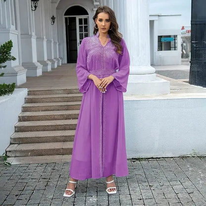 Luxury Moroccan Kaftan Dress with Belt luxury-moroccan-kaftan-dress-with-belt-3975959