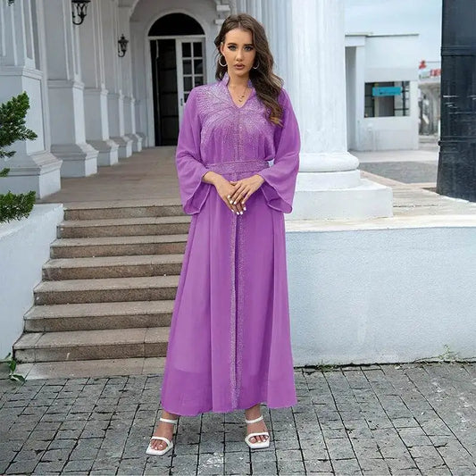 Luxury Moroccan Kaftan Dress with Belt luxury-moroccan-kaftan-dress-with-belt-3975959
