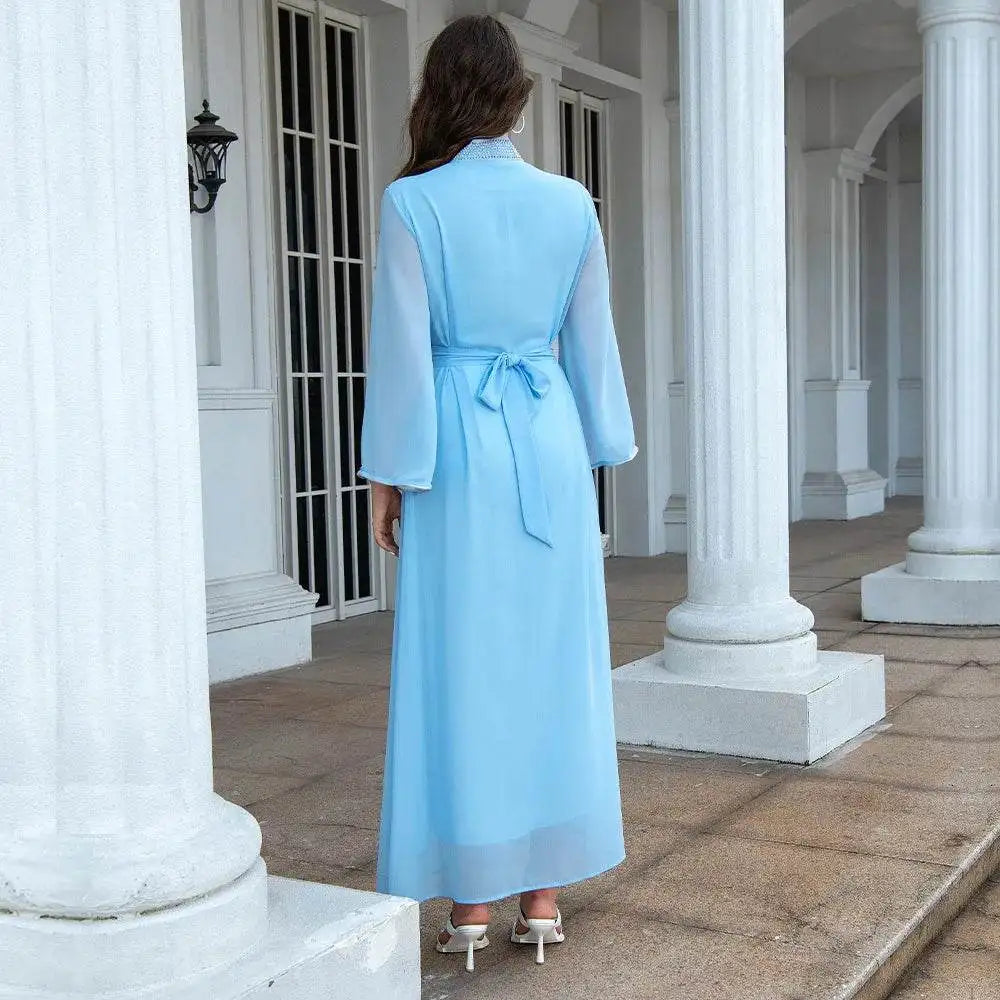 Luxury Moroccan Kaftan Dress with Belt luxury-moroccan-kaftan-dress-with-belt-4100717