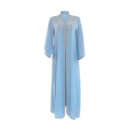 Luxury Moroccan Kaftan Dress with Belt luxury-moroccan-kaftan-dress-with-belt-7439503