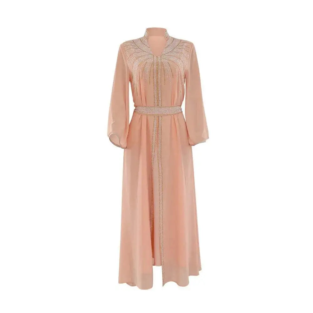Luxury Moroccan Kaftan Dress with Belt luxury-moroccan-kaftan-dress-with-belt-9271743