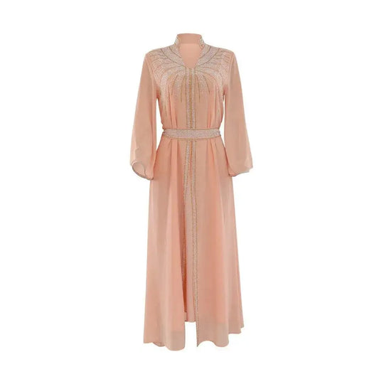 Luxury Moroccan Kaftan Dress with Belt luxury-moroccan-kaftan-dress-with-belt-9271743
