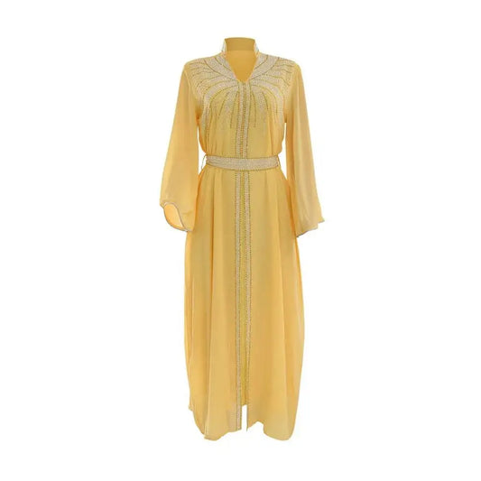 Luxury Moroccan Kaftan Dress with Belt luxury-moroccan-kaftan-dress-with-belt-2043293