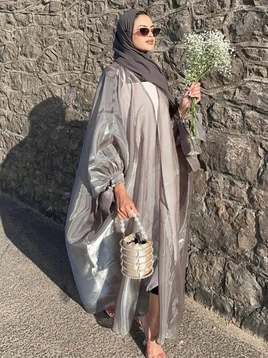 Luxury Summer Eid Puff Sleeve Abaya Dress luxury-summer-eid-puff-sleeve-abaya-dress-4217392