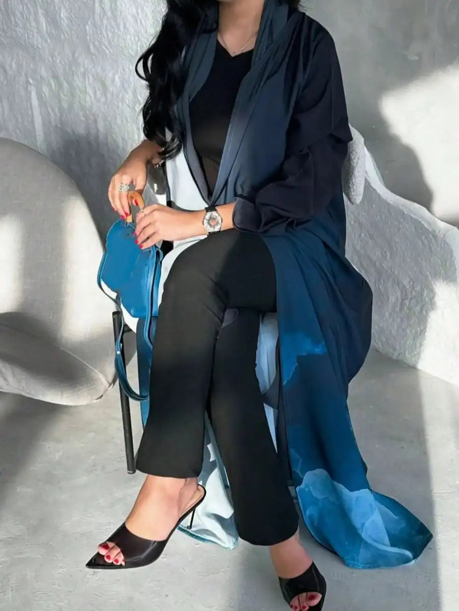 Middle Eastern Loose Tie Dye Abaya Muslim Full Sleeve Open Front Abayas Elegant Turkey Kaftan Arabian Maxi Dresses Women Jilbabs - Fabaya UK Middle Eastern Loose Tie Dye Abaya Muslim Full Sleeve Open Front Abayas Elegant Turkey Kaftan Arabian Maxi Dresses Women Jilbabs S6eed0abc0668491d98038e10f049e622Z