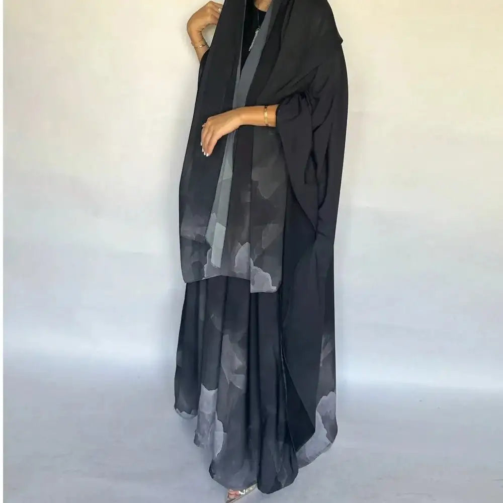 Middle Eastern Loose Tie Dye Abaya Muslim Full Sleeve Open Front Abayas Elegant Turkey Kaftan Arabian Maxi Dresses Women Jilbabs - Fabaya UK Middle Eastern Loose Tie Dye Abaya Muslim Full Sleeve Open Front Abayas Elegant Turkey Kaftan Arabian Maxi Dresses Women Jilbabs S11f6620c9da84891b3fe2848ebe430fau