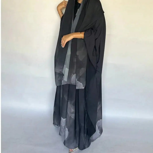 Middle Eastern Loose Tie Dye Abaya Muslim Full Sleeve Open Front Abayas Elegant Turkey Kaftan Arabian Maxi Dresses Women Jilbabs - Fabaya UK Middle Eastern Loose Tie Dye Abaya Muslim Full Sleeve Open Front Abayas Elegant Turkey Kaftan Arabian Maxi Dresses Women Jilbabs S11f6620c9da84891b3fe2848ebe430fau