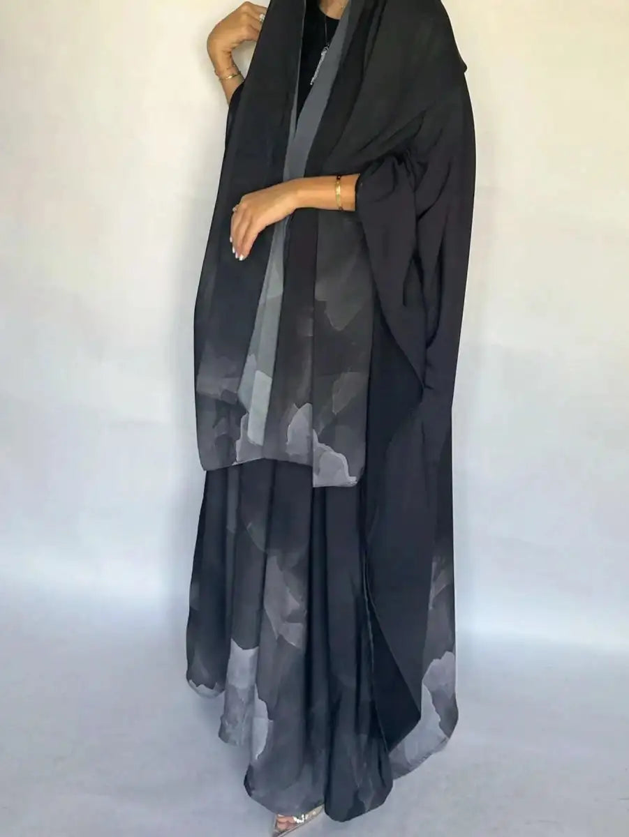 Middle Eastern Loose Tie Dye Abaya Muslim Full Sleeve Open Front Abayas Elegant Turkey Kaftan Arabian Maxi Dresses Women Jilbabs - Fabaya UK Middle Eastern Loose Tie Dye Abaya Muslim Full Sleeve Open Front Abayas Elegant Turkey Kaftan Arabian Maxi Dresses Women Jilbabs S78c1d4b7b36e4178a44b4754ec861ea8L