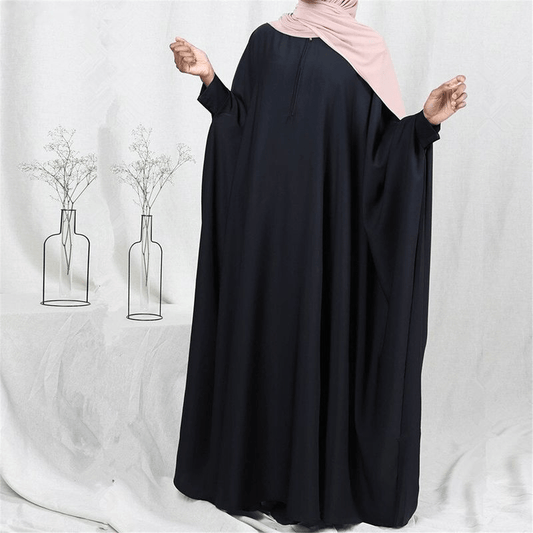 Middle Eastern Muslim women's Islamic dress robe loose bat sleeve dress - Fabaya UK Middle Eastern Muslim women's Islamic dress robe loose bat sleeve dress 1924668153008050176