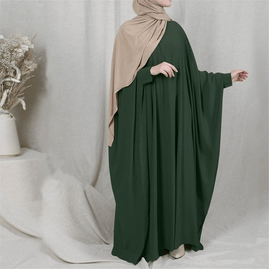 Middle Eastern Muslim women's Islamic dress robe loose bat sleeve dress - Fabaya UK Middle Eastern Muslim women's Islamic dress robe loose bat sleeve dress 1924668153184210944