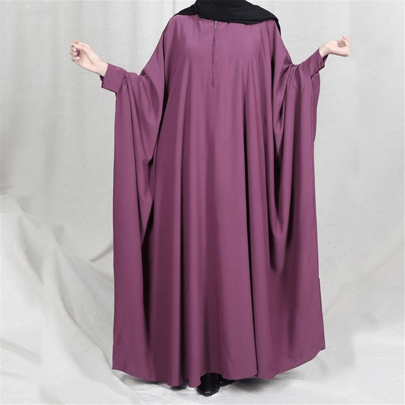 Middle Eastern Muslim women's Islamic dress robe loose bat sleeve dress - Fabaya UK Middle Eastern Muslim women's Islamic dress robe loose bat sleeve dress 1924668153536532480