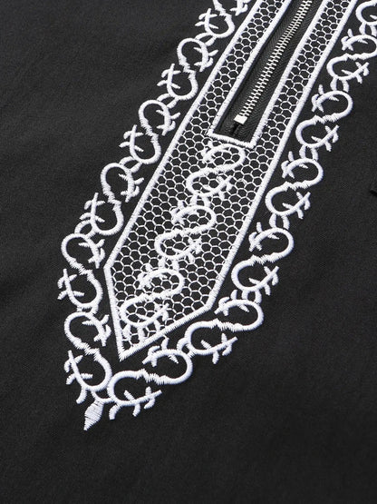 Moroccan hooded robe Luxury men's embroidered long sleeve side pocket Muslim garment Abaya Middle East Juba Thobe robe - Fabaya UK Moroccan hooded robe Luxury men's embroidered long sleeve side pocket Muslim garment Abaya Middle East Juba Thobe robe S7f08fea58a954e84b70d16aa25440df6w