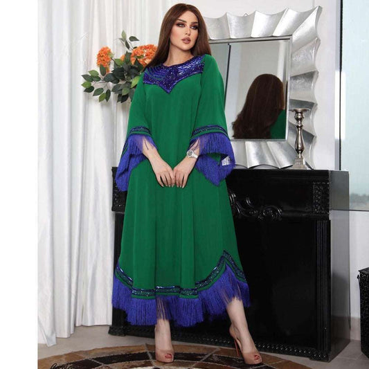 Moroccan Sequins Tassel Evening Dress 0 moroccan-sequins-tassel-evening-dress-4085659