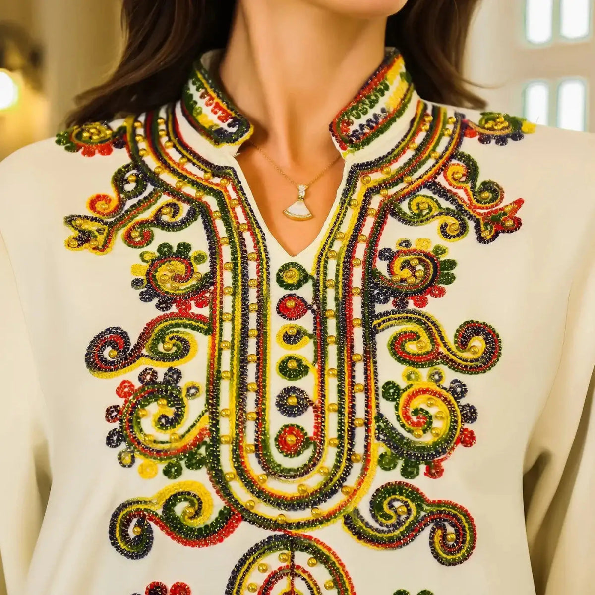 New Style Middle Eastern Muslim Women's Clothing Robe. Arabian Turkish Abaya. Rope Embroidery V - neck Casual Elegant Dress. - Fabaya UK New Style Middle Eastern Muslim Women's Clothing Robe. Arabian Turkish Abaya. Rope Embroidery V - neck Casual Elegant Dress. S26eccd11780749b3a29c80aa62c7862dn