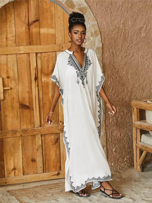 Plus Size Embroidered Kaftan Swim Cover-Up plus-size-embroidered-kaftan-swim-cover-up-5959306