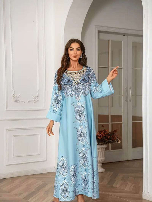 Printed Lace Abaya 4 printed-lace-abaya-3729122