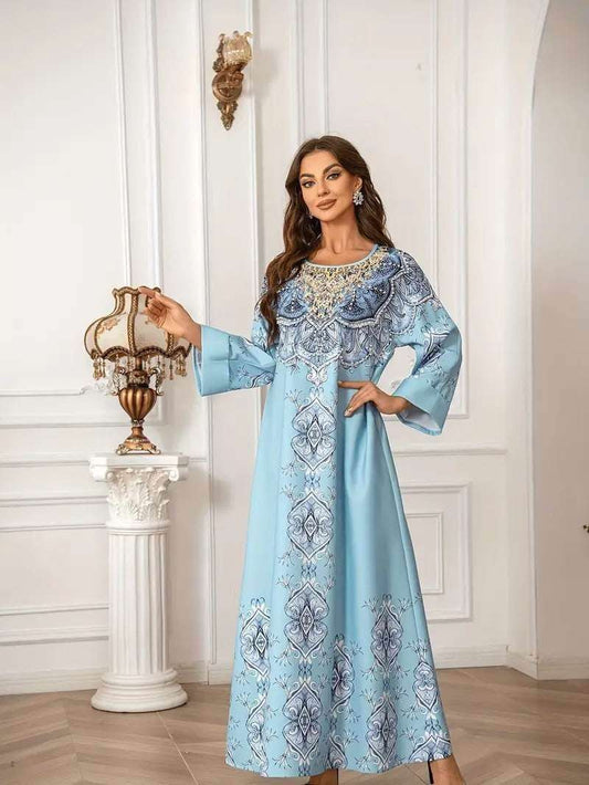 Printed Lace Abaya 4 printed-lace-abaya-8415816