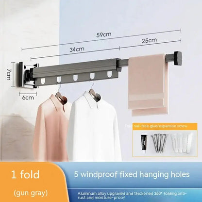 Retractable Aluminum Suction Cup Clothes Hanger retractable-aluminum-suction-cup-clothes-hangerfabaya-uk-5077968
