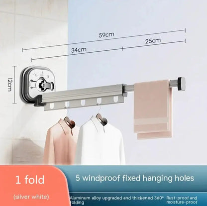 Retractable Aluminum Suction Cup Clothes Hanger retractable-aluminum-suction-cup-clothes-hangerfabaya-uk-3622291